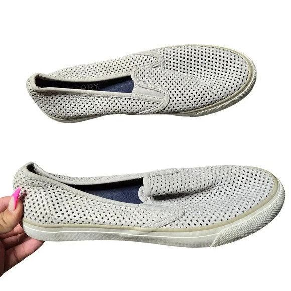 Sperry Perforated Slip-On Shoes - Picture 2 of 5